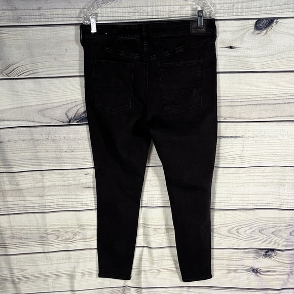 American Eagle Next Level Stretch Black Women's Jeans 16s - Picture 5 of 11